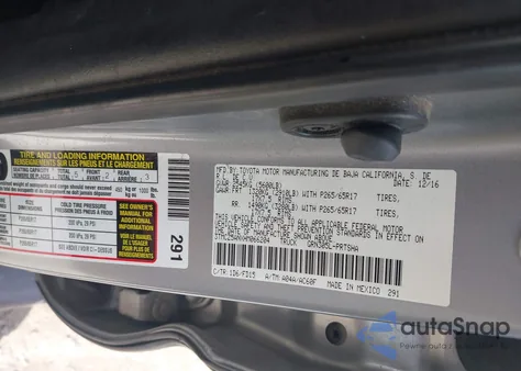 2017 Toyota Tacoma Trd Sport from USA, damaged, VIN 3TMCZ5ANXHM066204